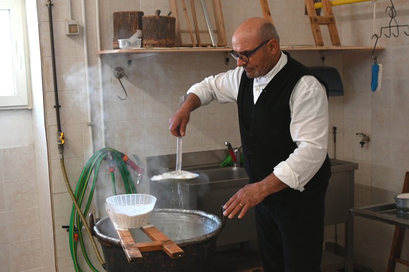 Preparazione del formaggio