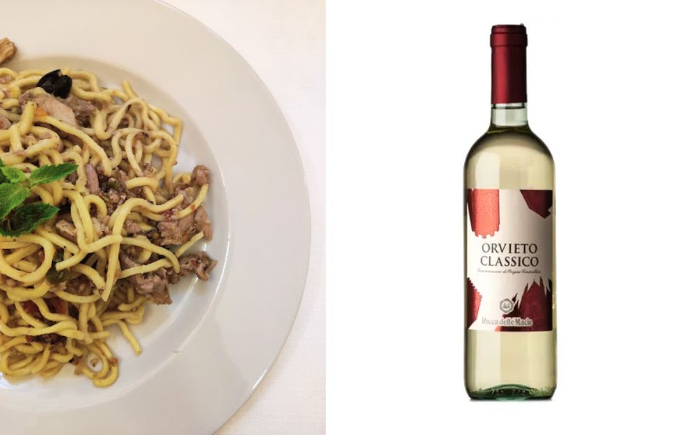 Piatti tipici e vini Orvieto